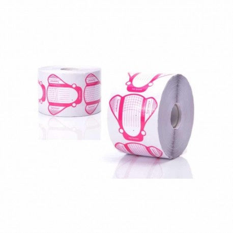 Szablony formy do paznokci R1 różowe 500 szt.