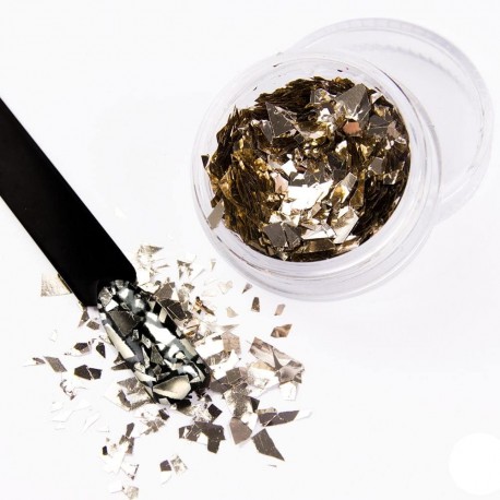 Pyłek do paznokci Broken Mirror Effect 02