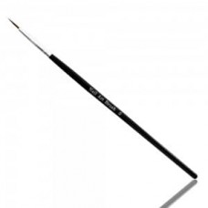 Pędzelek do zdobień drewniany czarny nr 0