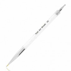 Pędzelek z sondą do zdobień biały nr 00