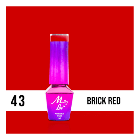 LAKIER MOLLY LAC ELITE WOMEN BRICK RED 5ml nr 43
