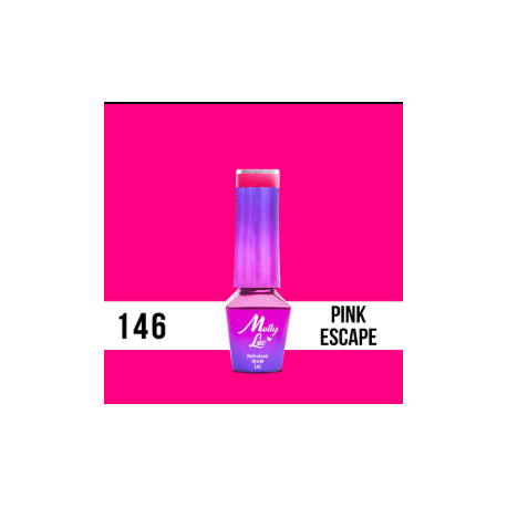 LAKIER MOLLY LAC FLAMINGO PINK ESCAPE 5ml nr146
