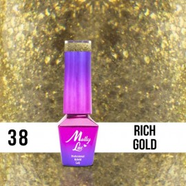 LAKIER MOLLY LAC QUEENS OF LIFE RICH GOLD 5ml nr38
