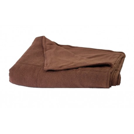 Kołderka zabiegowa frotte czekoladowy 100x180cm