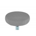 Pokrowiec na taboret frotte szary 30-40cm