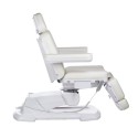 Elektryczny fotel kosmetyczny BR-6686A Biały