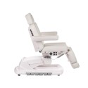 Podgrzewany obrotowy fotel kosmetyczny BR-6686 biały