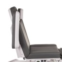 Podgrzewany obrotowy fotel kosmetyczny BR-6686 Szary