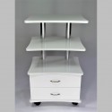 Stolik kosmetyczny 3 półki 2 szuflady TS