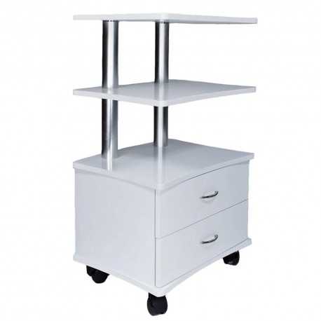 TS Stolik kosmetyczny 3 półki 2 szuflady 