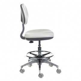 Taboret medyczny z oparciem BD-Y942 Biały