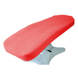 Prześcieradło frotte na fotel 60x190cm CZERWONE