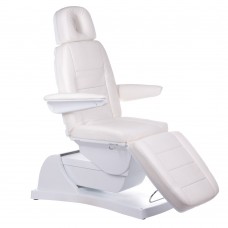 Bologna  BG-228 Biały Elektryczny fotel kosmetyczny
