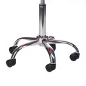 Taboret z oparciem BH-7268 Czerwony