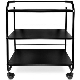 Stolik kosmetyczny 3 półki z uchwytem G czarny