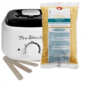 Zestaw podgrzewacz + wosk dropsy miodowy + szpatuły