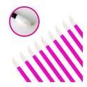 Aplikator do rzęs welurowy bezwłókienkowy Magenta 50 szt.