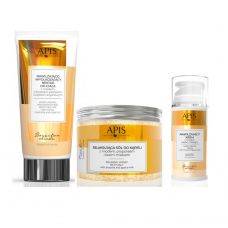 Zestaw kosmetyków MIODOWY – nektar+sól+krem