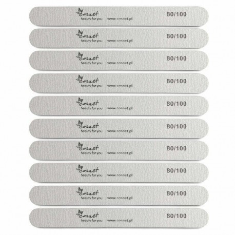 Pilnik prosty 80/100 zebra 10 sztuk